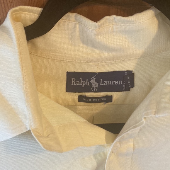 Yellow polo Ralph Lauren shirt 16-33 - Picture 2 of 5